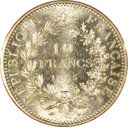 10 francs Hercule 1965