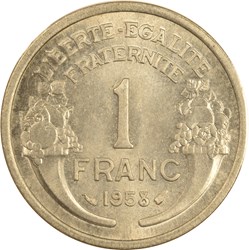 1 franc Morlon 1958