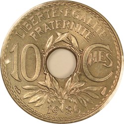 10 centimes Lindauer 1936