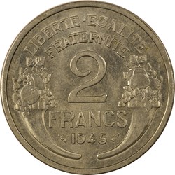 2 francs Morlon 1945
