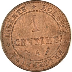 1 centime Cérès 1896 A