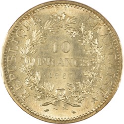 10 francs Hercule 1967