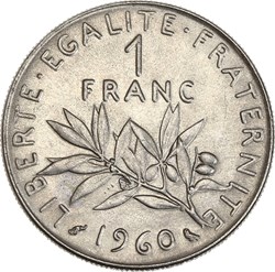 1 franc Semeuse 1960 (UNC)