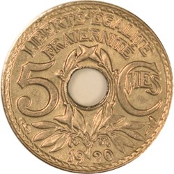 5 centimes Lindauer 1920