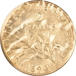 2 francs Semeuse 1898