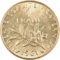 1 franc Semeuse 1961