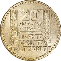 20 francs Turin 1933
