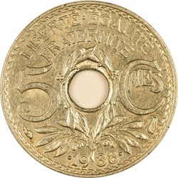 5 centimes Lindauer 1938