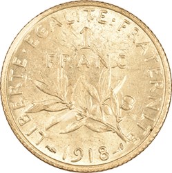 1 franc Semeuse 1918