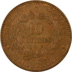 10 centimes Cérès 1893 A