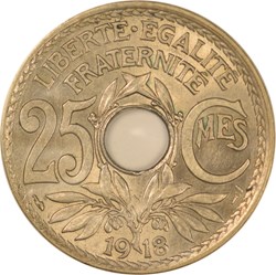 25 centimes Lindauer 1918