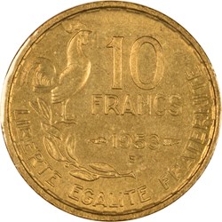 10 francs Guiraud 1953 B