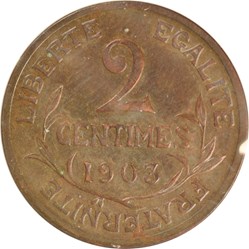 2 centimes Daniel-Dupuis 1903