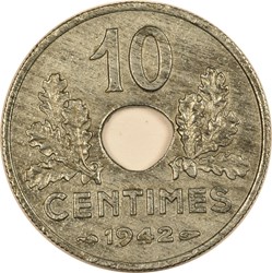 10 centimes Etat français 1942