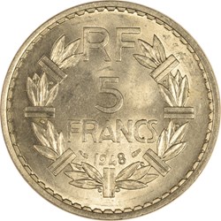 5 francs Lavrillier 1948