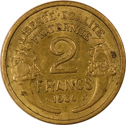 2 francs Morlon 1934