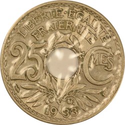 25 centimes Lindauer 1933