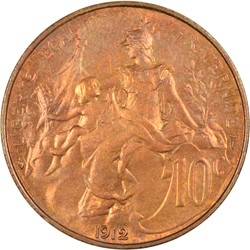 10 centimes Daniel-Dupuis 1912