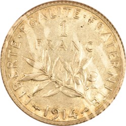 1 franc Semeuse 1914
