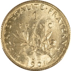 1 franc Semeuse 1901