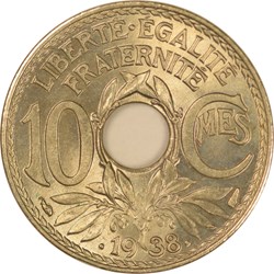 10 centimes Lindauer 1938