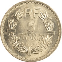 5 francs Lavrillier 1947 B