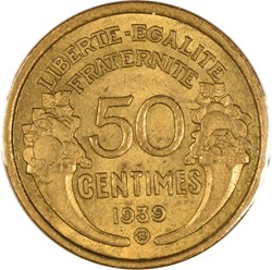 50 centimes Morlon 1939 B