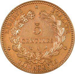 5 centimes Cérès 1898 A
