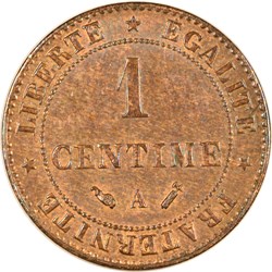 1 centime Cérès 1891 A