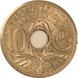 10 centimes Lindauer 1935