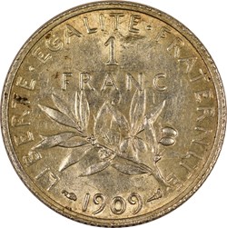 1 franc Semeuse 1909
