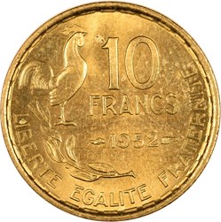 10 francs Guiraud 1952