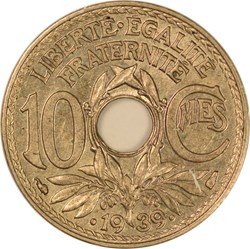 10 centimes Lindauer 1939