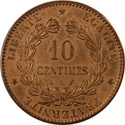 10 centimes Cérès 1888 A