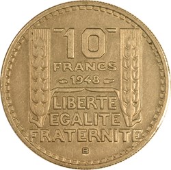 10 francs Turin 1948 B
