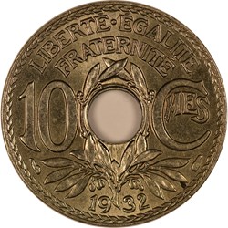 10 centimes Lindauer 1932