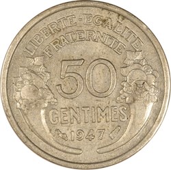50 centimes Morlon 1947