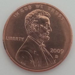 2009-D 1C Lincoln Presidency Bi-Centennial Reverse
