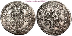 Douzain du dauphiné aux 2 C couronnés Henri II 1552 3(Grenoble) aux 2 inversés aversrevers