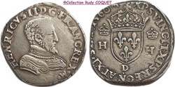 Teston Henri II 1560 D (Lyon)