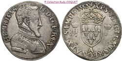 Teston Henri II 1552 A (Paris)