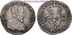 Teston Henri II 1561 I (Limoges)