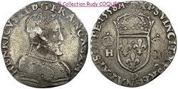 Teston Henri II 1558 D (Lyon)