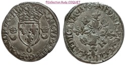 Douzain aux 2 C couronnés Henri II 1550 O (Moulins)