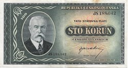 100 couronnes tchécoslovaques