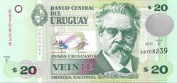 20 pesos uruguayens