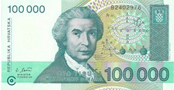 100.000 dinars croates