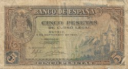 5 pesetas