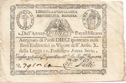 Assignat de 10 paoli