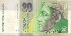 20 couronnes slovaques